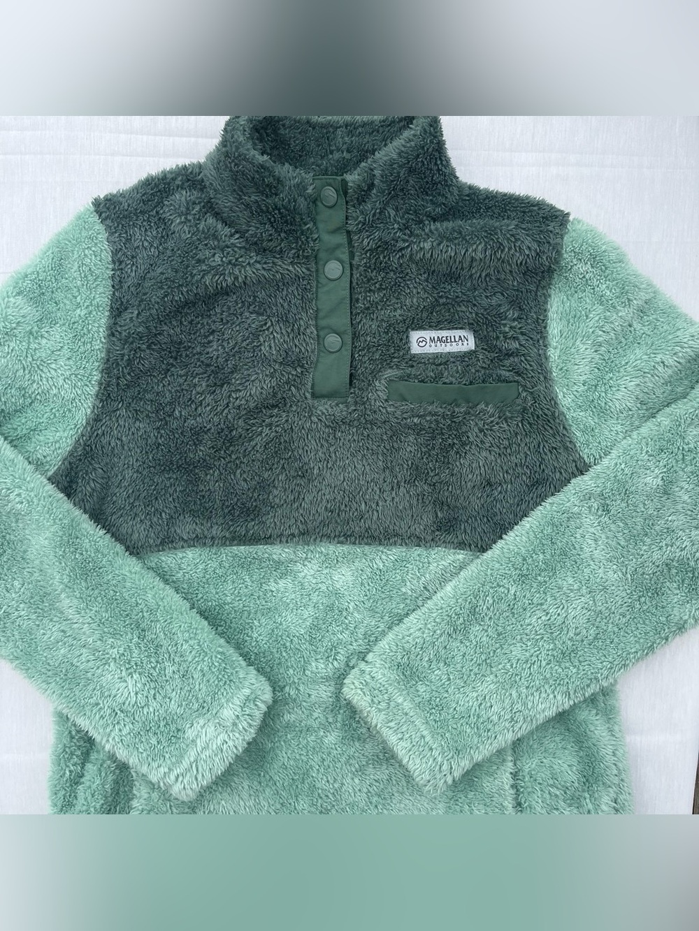 Fall/winter Magellan outdoors fleece green jacket size XS(classic fit)